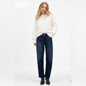 Madewell The Darted Barrel Leg Jean Soft Drape Edition Leeds Wash 27